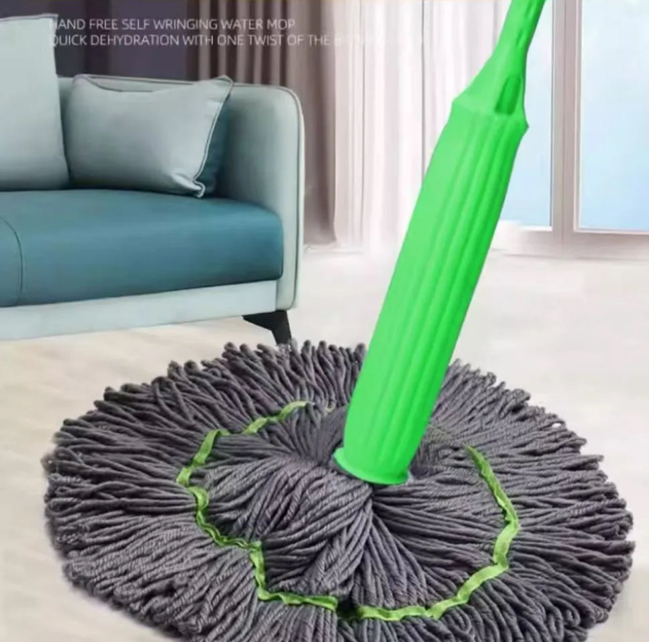 Self twisting bamboo fiber mop (must buy 30pcs)