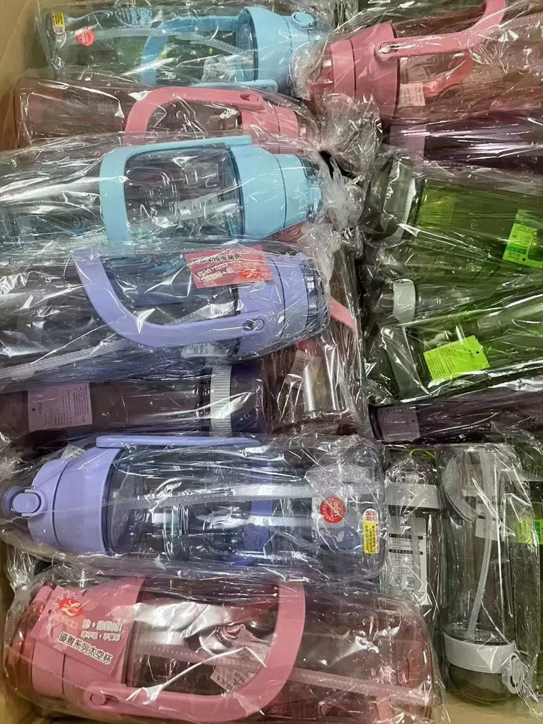 Assorted bottles plastic (must take 500)