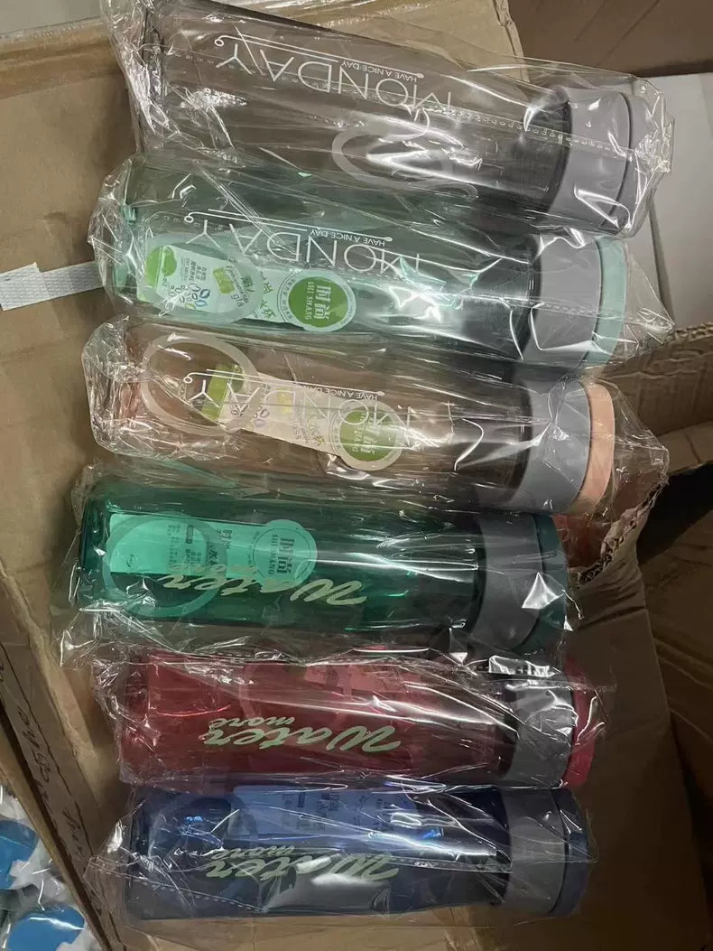 Assorted bottles plastic (must take 500)